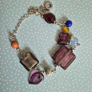 Bransoletka kolorowa boho