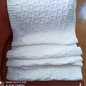 Narzuta, bieżnik bawełniany handmade