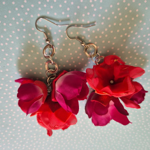 Kolczyki kwiaty lekkie