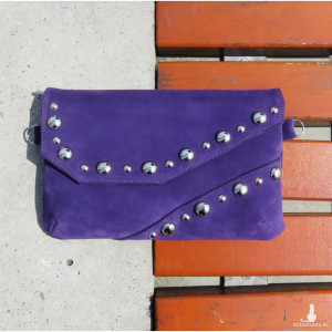 Kopertówka zamszowa z biglami