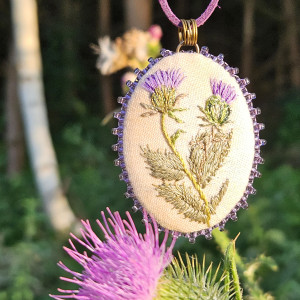 Oset  -  rustykalny medalion