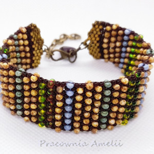 bransoletka beading farfalle marmurek