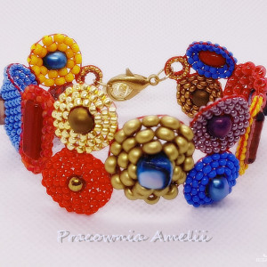 koralikowa rabatka multicolor