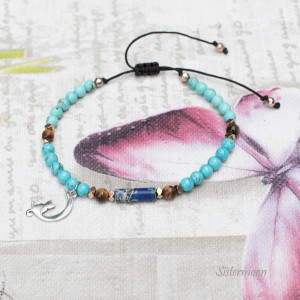 Bransoletka Dobrych Życzeń z Kotem