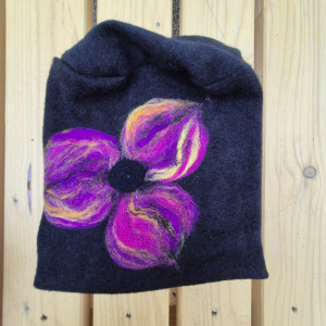 Czapka wełniana czarna