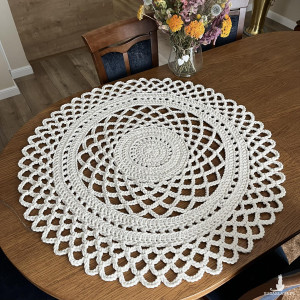 Serweta szydełkowa ze sznurka 100cm