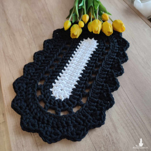 Podkładka owalna ze sznurka 30cmx50cm