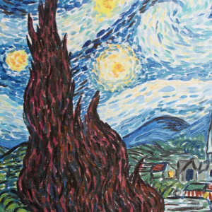 obraz olejny gwieździsta noc Vincent van ghog