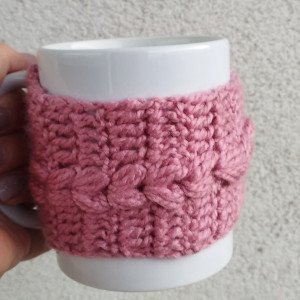 Kubek 300ml w koszulce z podkładką