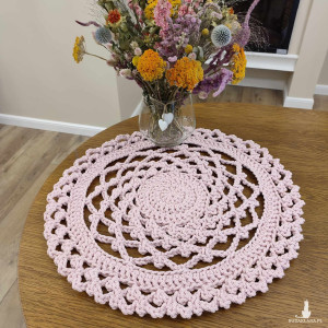 Serweta szydełkowa ze sznurka 60cm