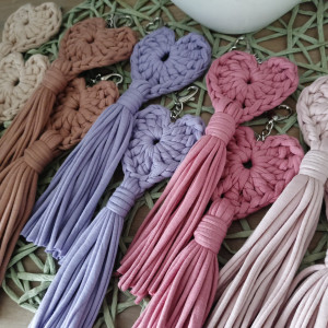 Brelok serduszko/wianek