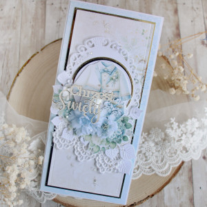 Kartka na chrzest święty, pamiątka chrztu "SweetheartBoy" GOTOWA