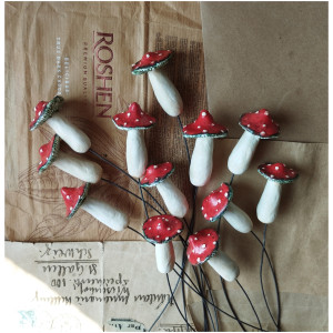 Zestaw 12 muchomorków