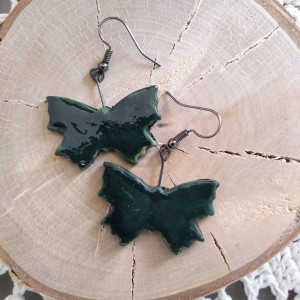 Motyle - butelkowa zieleń