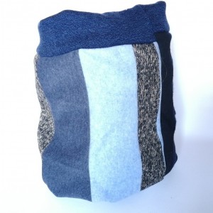 Kolorowy unisex patchworkowy komin