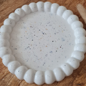 Podstawka bubble boho okrągła pod kubek świeczkę muszle