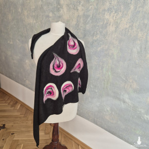 Chusta czarna  merino