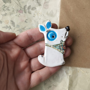 Broszka bajkowy piesek