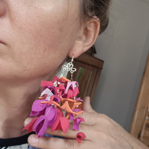 Kolczyki kwiatu leciutkie