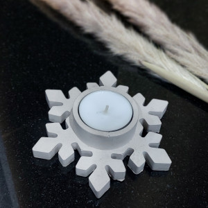 Świecznik śnieżynka