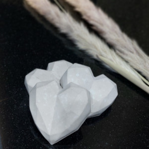 Serce z betonu podziękowania