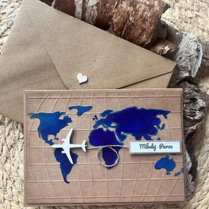 219, Kartka na ślub z mapą