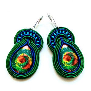 Green Ocean kolczyki sutasz