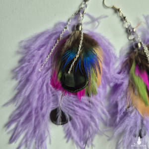 Kolczyki pióra leciutkie