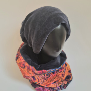 Komplet etno komin i czapka