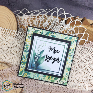 Kartka okolicznościowa uniwersalna /konwalie/