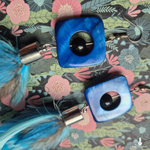 Kolczyki pióra leciutkie