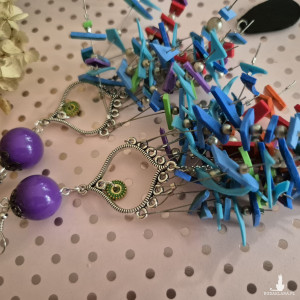 Kolczyki boho dlugie lekkie