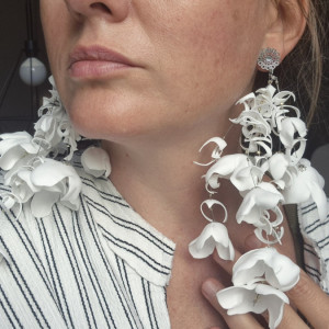 Kolczyki ślubne lekkie obłędne