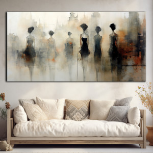 Wiktoriańska Praga - Obraz na płótnie 50x100cm - Druk, Blejtrama - Impresjonizm, Loft #4