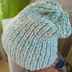 Bawełniana czapka damska  oversize