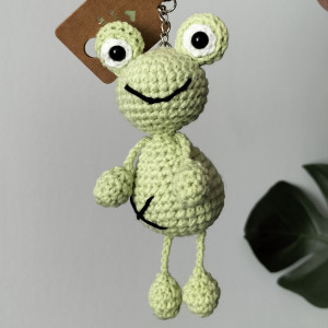 Brelok, zawieszka, żabka