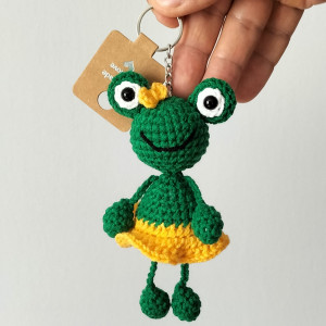 Brelok ręcznie robiony na szydełku
