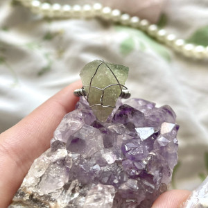 pierścionek regulowany z zielonym awenturynem