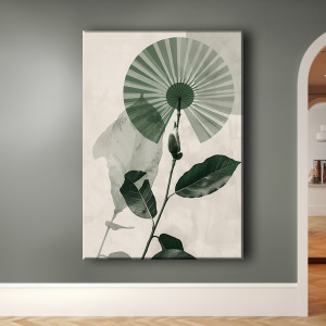 Lotus - Obraz na płótnie 50x70cm - Druk Blejtrama - Chiński Orient, Zen #6 - możliwe inne rozmiary