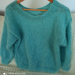 Sweter moherowy oversize