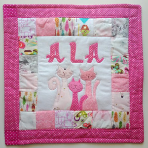 Poszewka na poduszkę z imieniem dziecka/personalizowana/na zamówienie