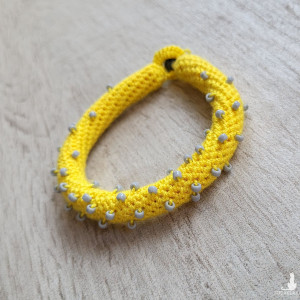 Bransoletka bangle yellow