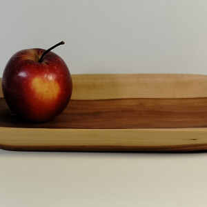 Drewniana misa z drewna śliwy