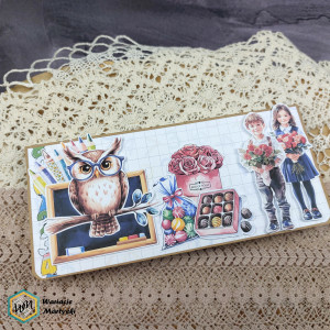 Opakowanie na czekoladę dla Nauczyciela /szkolne4/