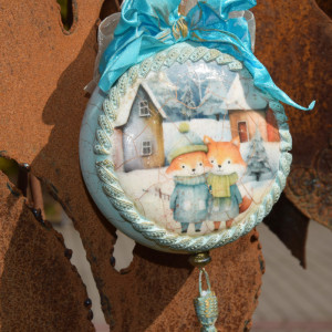 Bombka, bombki  na choinkę, dekoracja świąteczna