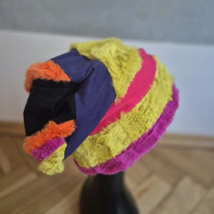 Futrzana  sztuczne futro czapka
