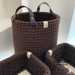 Kosz, koszyk ze sznurka