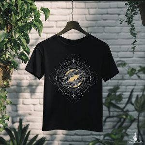 Koszulka - Święta geometria - Ćmy z gwiezdnym ornamentem #12