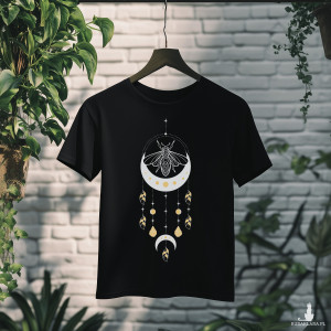 Koszulka - Święta geometria - Cykada z gwiezdnym ornamentem #16