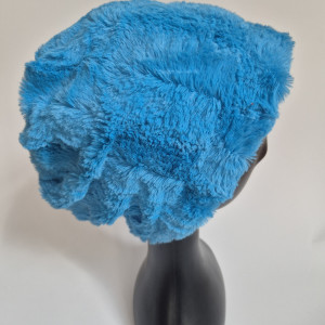 Futrzana  sztuczne futro czapka